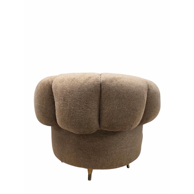 MCM Barrel Back Lounge Chairs Newly Reupholstered – Pair For Sale - Image 10 of 10