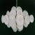 Chandelier 36 Murano Iridescent Glass Discs 70s attributed to Gino Vistosi for Vistosi For Sale - Image 4 of 13