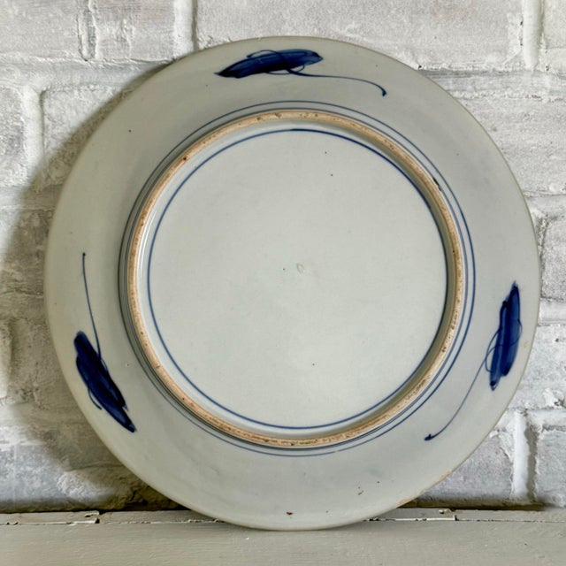 19th Century Antique Porcelain Japanese Imari Charger For Sale - Image 5 of 6
