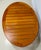 Camel David Sutherland Teak Indoor/Outdoor Oval Cocktail Table – 48” Slatted Top For Sale - Image 8 of 9