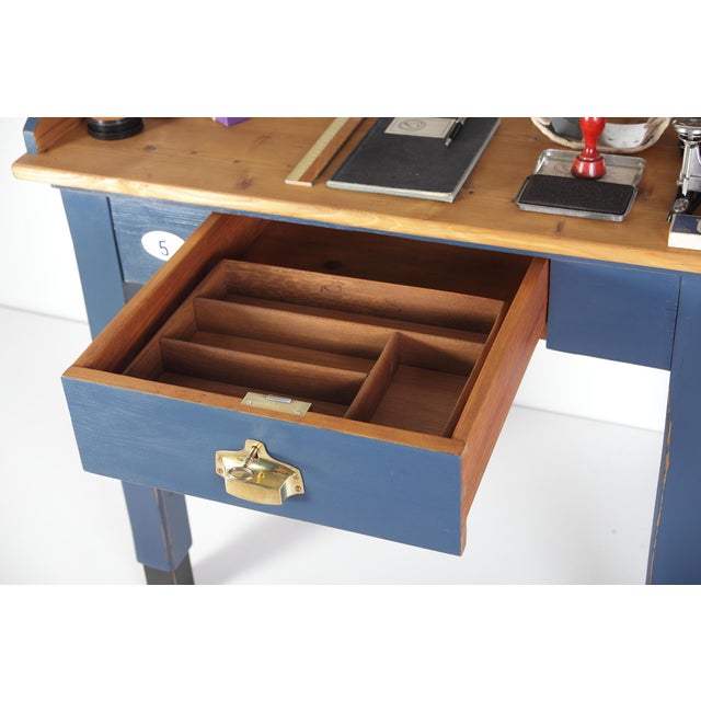 Vintage Postal Writing Desk, 1940s, Set of 65 For Sale - Image 18 of 18