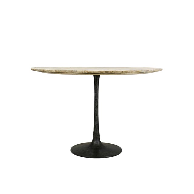 Not Yet Made - Made To Order Matthew Izzo Starburst Wood Round Dining Table - Large For Sale - Image 5 of 5