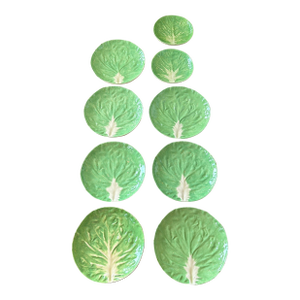 Vintage Dodie Thayer Lettuceware Plates - 9