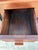 Wood Vintage Child Size Writing Desk 2 Drawer Wood Vanity Table 1940s For Sale - Image 7 of 12