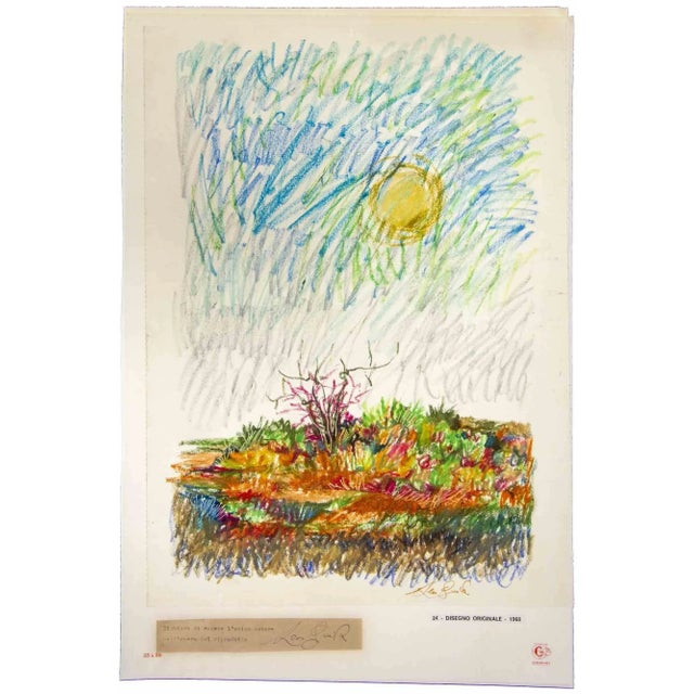 Landscape is an original artwork realized in 1968 by the Italian Contemporary artist Leo Guida (1992 - 2017). Original...