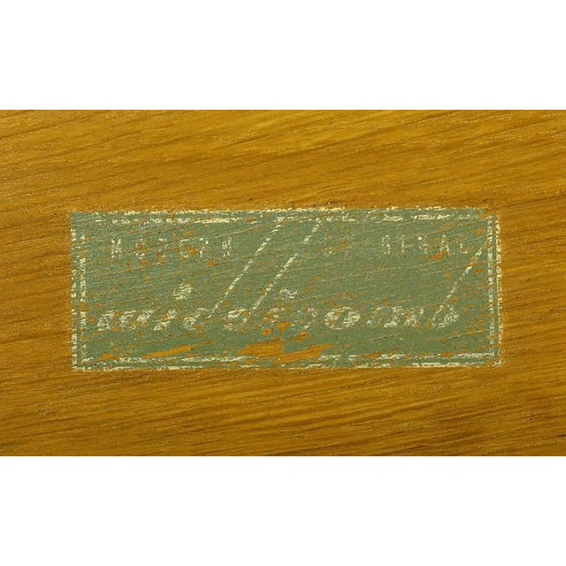 Wood Widdicomb Modern Original Figured Mahogany Three-Drawer Commode For Sale - Image 7 of 8