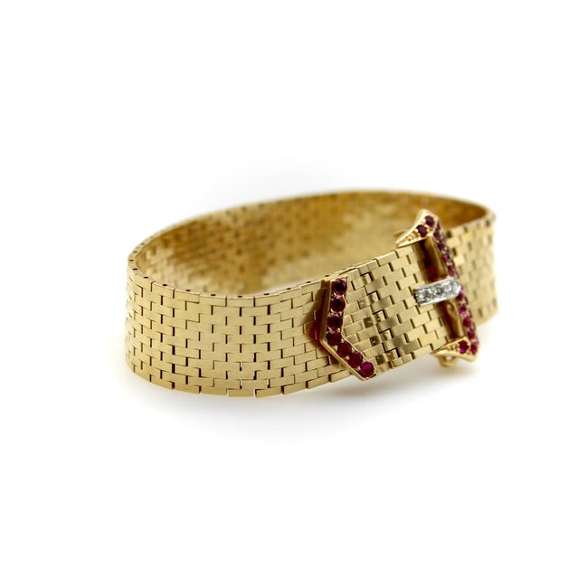 The buckle is a symbol of everlasting love that dates back to the Victorian era. The buckle was originally used most often...