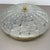 Metal Glass Wall Light attributed to Peill and Putzler, Germany, 1970s For Sale - Image 7 of 18