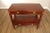Hepplewhite Maitland Smith Regency Style Inlaid Mahogany Two-Tier Server For Sale - Image 3 of 12