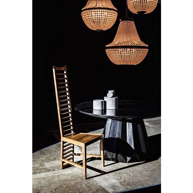 Noir NOIR Mist Chandelier, Black Iron For Sale - Image 4 of 5