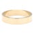 Medium Thick Band Ring, 10k Yellow Gold, Ring Size 6, Stackable For Sale