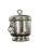 Silver Vintage the Sheffield Silver Co. Silver-Plated Ice Bucket With Lion Head Handles, Milk Glass Liner & Ornate Ice Tongs | Hollywood Regency Barware For Sale - Image 8 of 15
