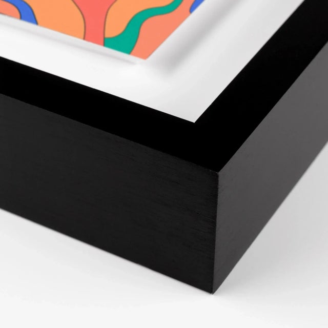 Cap Canaille by Cedric Pierre-Bez, Art Print in Black Frame, Large Overall Size: 40x30 Frame Color: Black