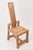 Contemporary Massive Oak Chair by Logniture For Sale - Image 3 of 15