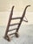Industrial Antique Industrial Vintage Oak Wood and Steel Metal Factory Hand Truck For Sale - Image 3 of 12