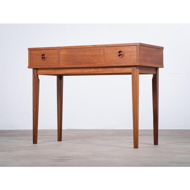 Teak Vanity Table, Denmark, 1960s For Sale - Image 3 of 17