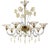 Romantic Murano Glass Chandelier with Floral Accents by Simoeng For Sale