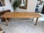 Massive, restored refectory table, knight's table, original piece. Dimensions: Height x Width x Depth 89 x 275 x 92 cm....