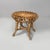 Mid-Century Modern Italian Round Table Stool in Rattan, 1960s For Sale - Image 14 of 14