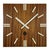 Vintage Brown Wooden Wall Clock from Pragotron, 1980s For Sale - Image 16 of 16