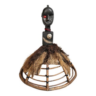 Vintage Rare Baga West Guinea Large Headdress For Sale