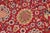 Shabby Chic 1990's Pak-Persian Tam Red/Blue Wool Rug - 8'0'' X 10'3'' For Sale In New York - Image 6 of 9