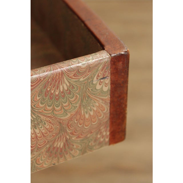 Late 20th Century Maitland Smith Leather Wrapped Oval Executive Partners Desk For Sale - Image 5 of 18