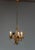 Gilded Floral Chandelier attributed to Hans Kögl, Germany, 1970s For Sale - Image 4 of 9