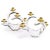 1950s French Crystal Candle Holder, Signed by Schneider - Set of 2 For Sale - Image 5 of 5