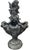 Metal Vintage Neoclassical Bronze Cherub Riding Dolphin Shell Basin Fountain For Sale - Image 7 of 12