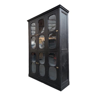 Museum Display Case with a Patina For Sale