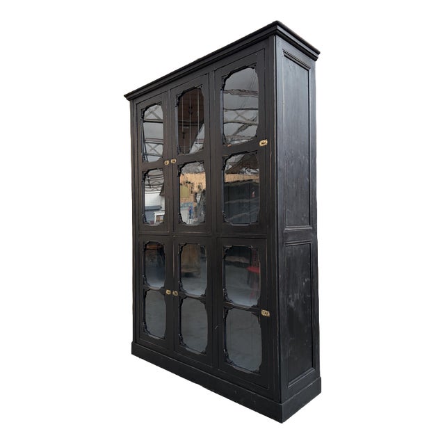Museum Display Case with a Patina For Sale