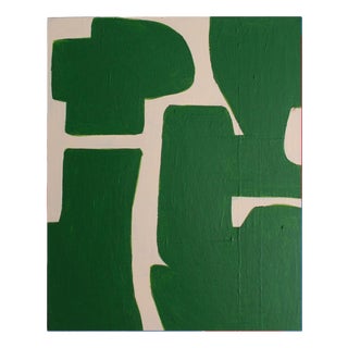 Bodasca, Organic Green Abstract, 2026, Acrylic on Canvas For Sale