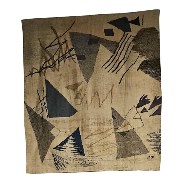 Triangle Iii: Law of Three Hand Woven Tapestry Series 1990 For Sale
