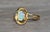 The Calera: Ladies Yellow Gold Australian Opal Ring For Sale - Image 4 of 10