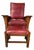Mission Oak Stickley Chair With Ottoman For Sale