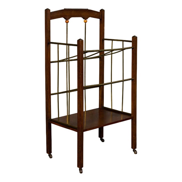 Art Nouveau Newspaper Rack, Early 20th Century For Sale