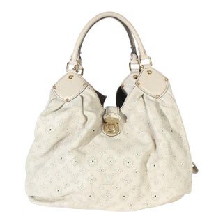 Beige Monogram Mahina XL Hobo For Sale