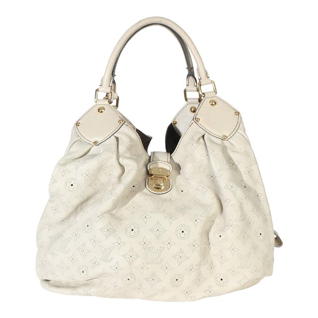 Beige Monogram Mahina XL Hobo For Sale