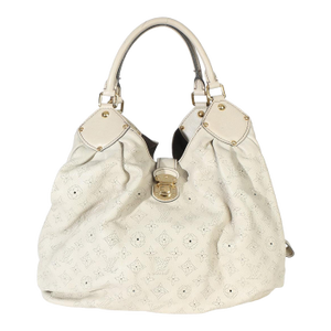 Beige Monogram Mahina XL Hobo