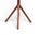 A striking 1950s Danish teak floor speaker mounted on a slender tripod base — equal parts hi-fi equipment and sculptural...