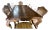 Vintage Karges French Louis XV-Style Walnut Expandable Dining Table With 3 Leaves For Sale