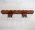 Wood Folk Art Scalloped Wooden Shelf With Bow Brackets For Sale - Image 7 of 11
