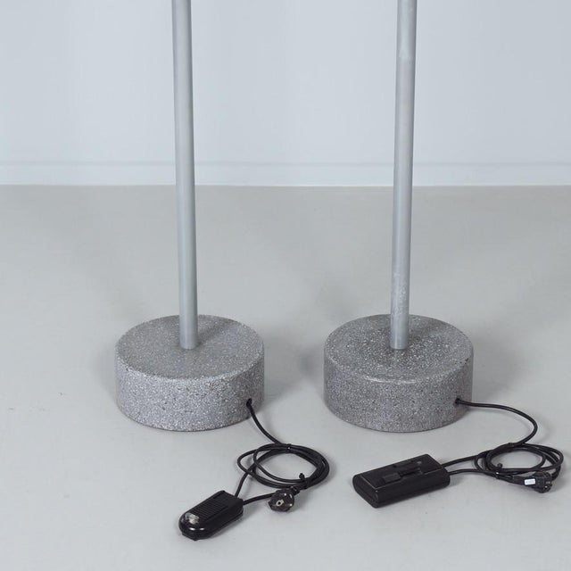 Stadium 1 Floor Lamps by Hannes Wettstein for Pallucco, 1990s, Set of 2 For Sale - Image 9 of 12