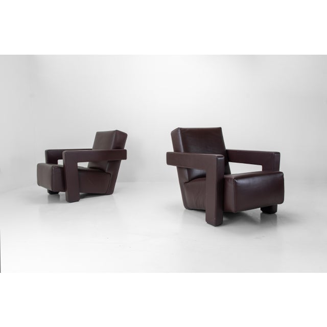 Utrecht Armchairs by Gerrit Thomas Rietveld for Cassina, 2010s, Set of 2 For Sale - Image 3 of 16