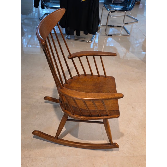 Mid-Century Modern 1950 Russell Wright for Conant Ball Rocking Chair For Sale - Image 3 of 6