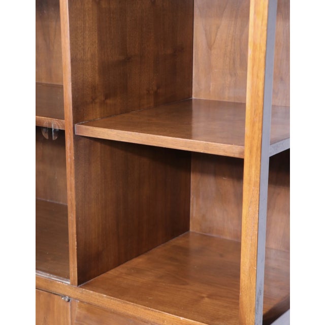 Mid Century Merton Gershun for American of Martinsville Sideboard Server Bookshelf C. 1950/60’s For Sale - Image 10 of 12