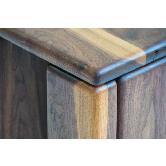 Timber Stool Walnut by Onno Adriaanse For Sale - Image 13 of 15