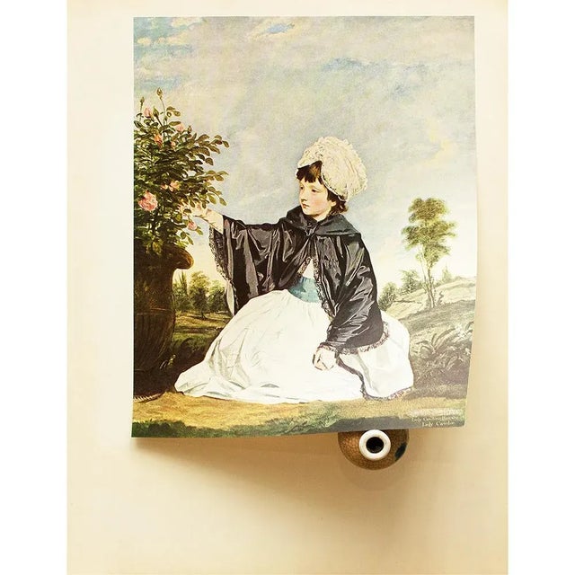 1956 After Reynolds "Lady Caroline Howard", Vintage Full-Color Print For Sale - Image 4 of 7