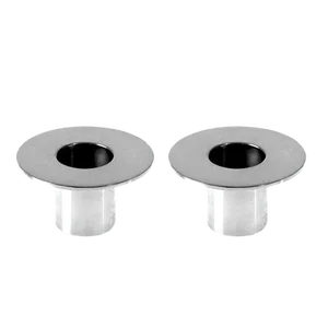 Tête-à-Tête Candleholders in Silver-Plated Metal by Aldo Cibic for Paola C., Set of 2